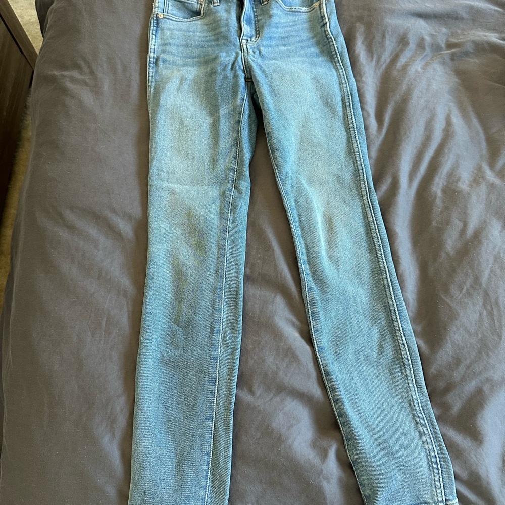 Madewell Women's Skinny Jeans in Light Blue
